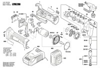 Bosch 3 601 E29 500 Gna 18V-16 Nibbler 18 V / Eu Spare Parts
